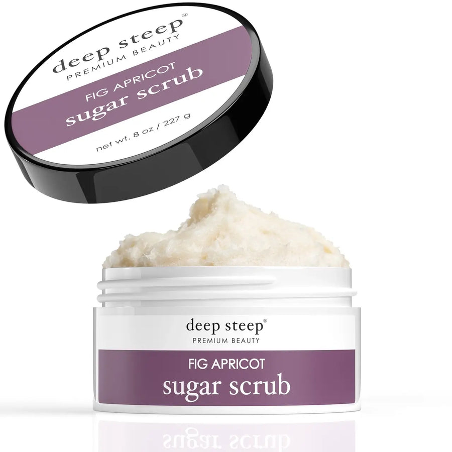 Deep Steep Premium Beauty - Sugar Scrub - Fig Apricot 8oz