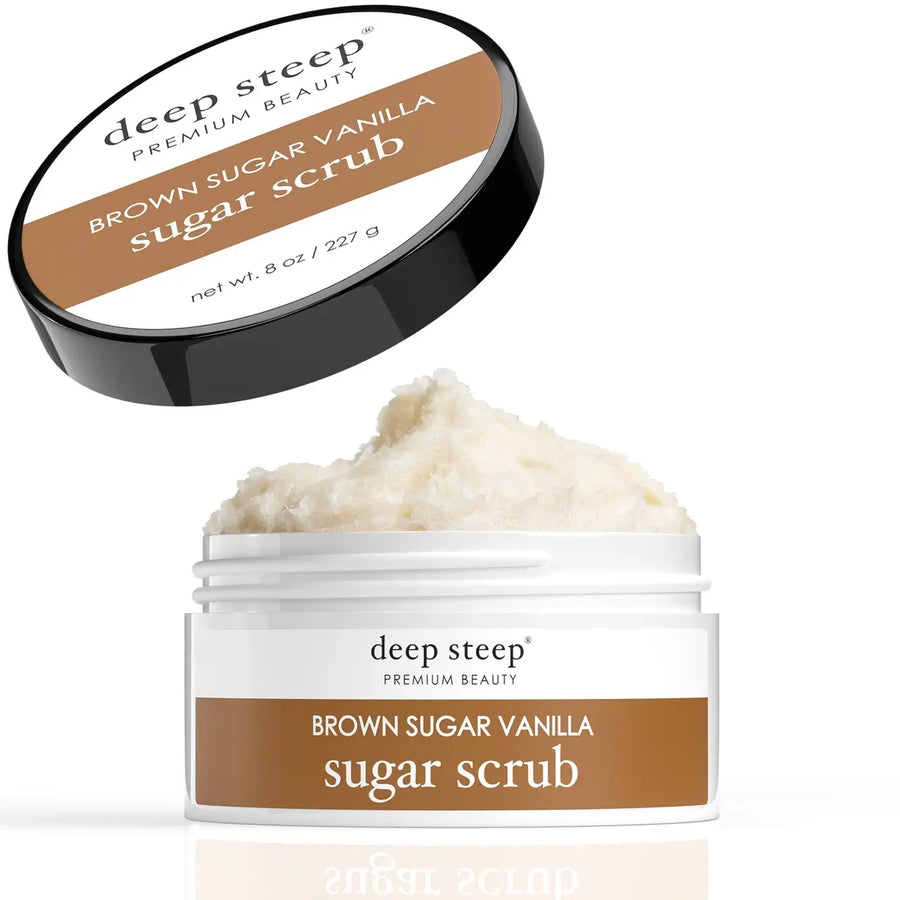 Deep Steep Premium Beauty - Sugar Scrub - Brown Sugar Vanilla 8oz