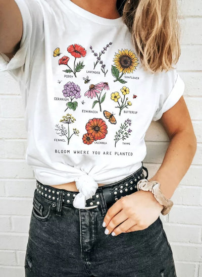 Bloom Where You Are Planted T-shirt