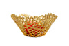 Gold Lattice Decorative Bowl